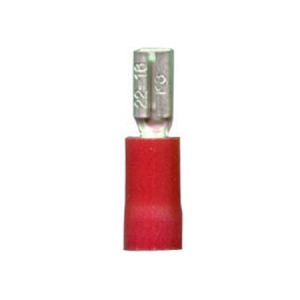 DNA RED FEMALE SPADE TERMINALS 100 PACK - 2.8mm